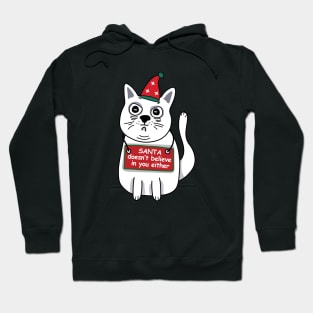 Grumpy christmas cat, Hoodie